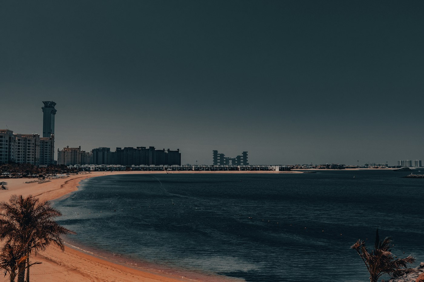 Palm Jumeirah’s shoreline