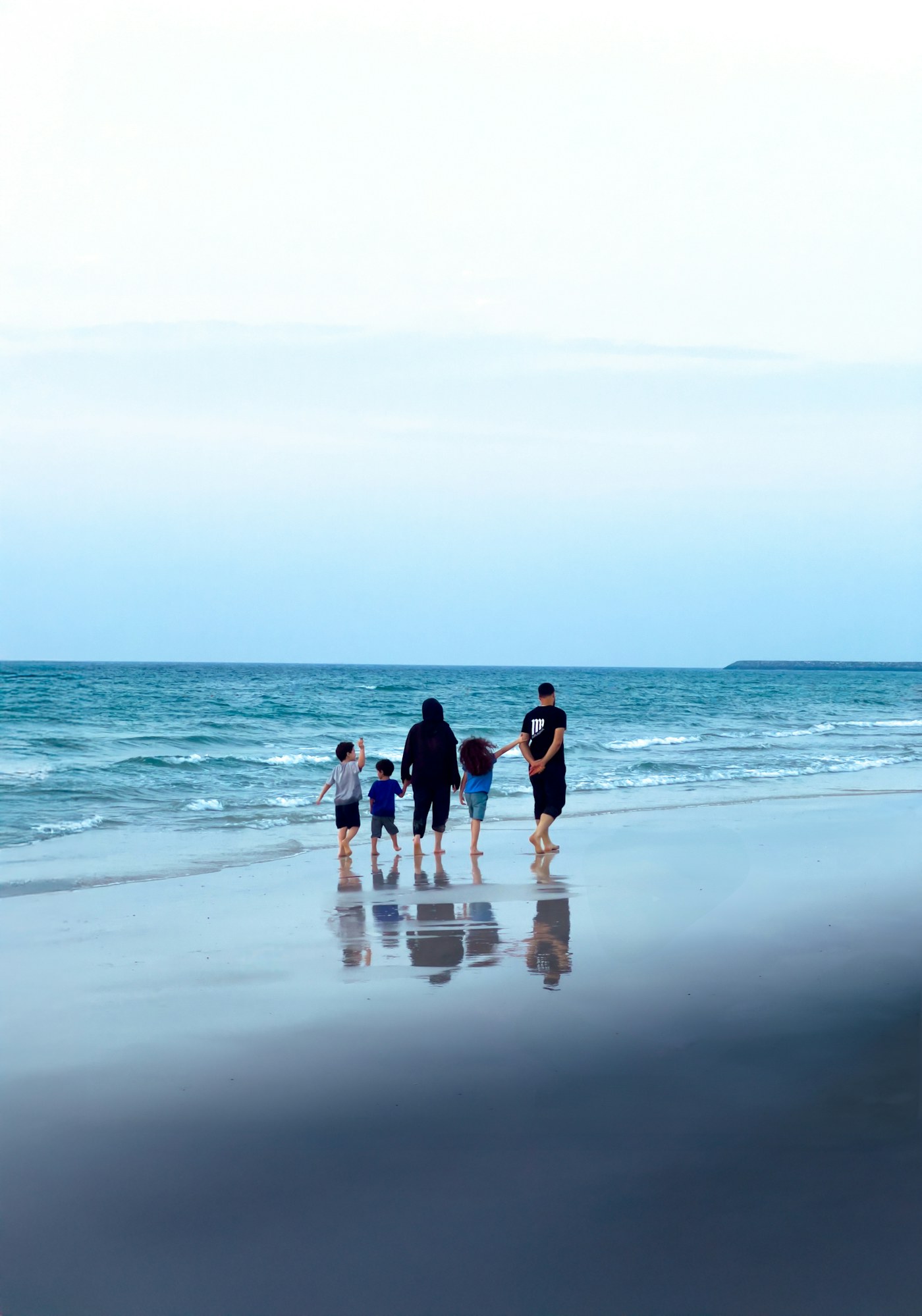 A walk on the beach in Umm Al Quwain