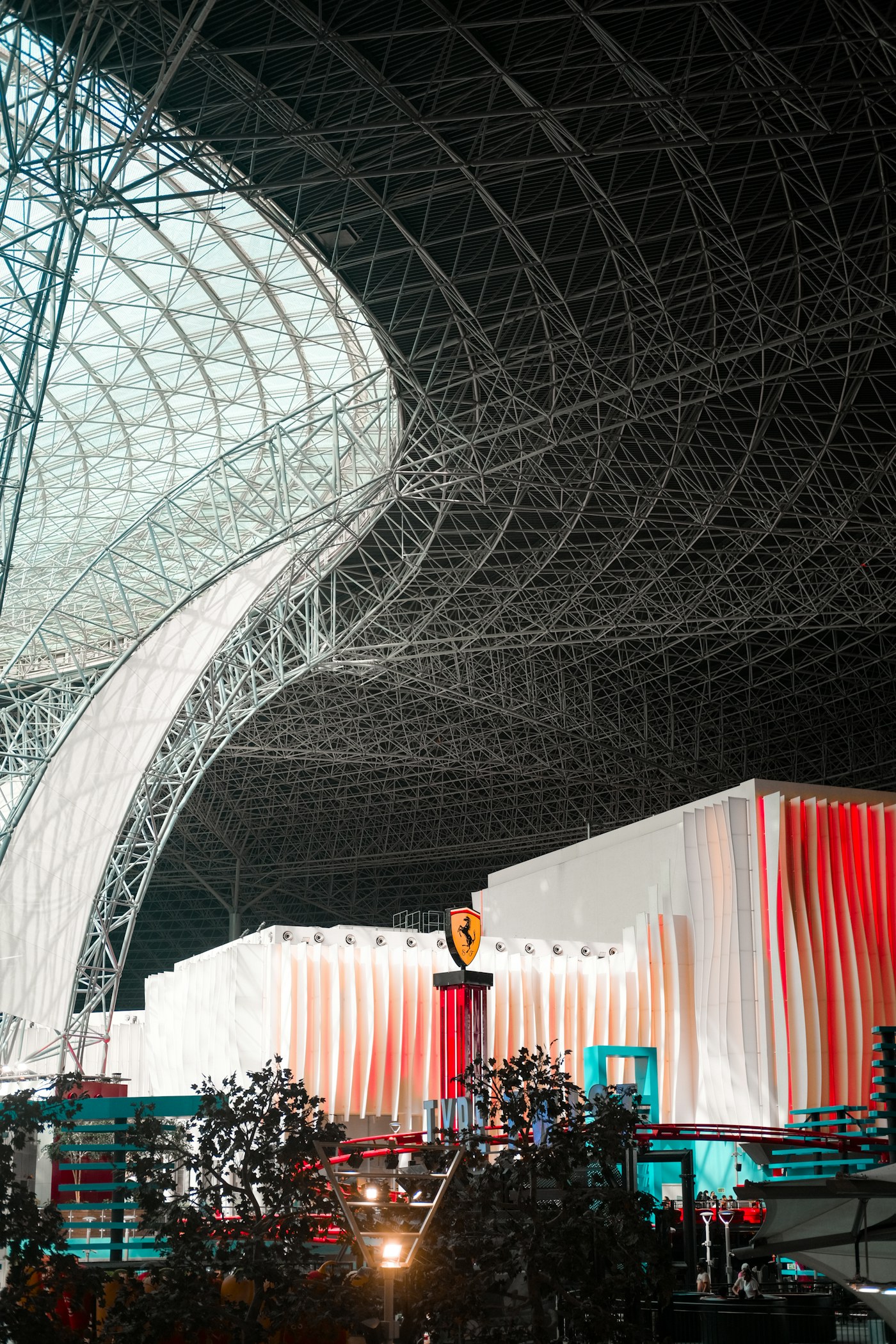 Inside Ferrari World on Yas Island